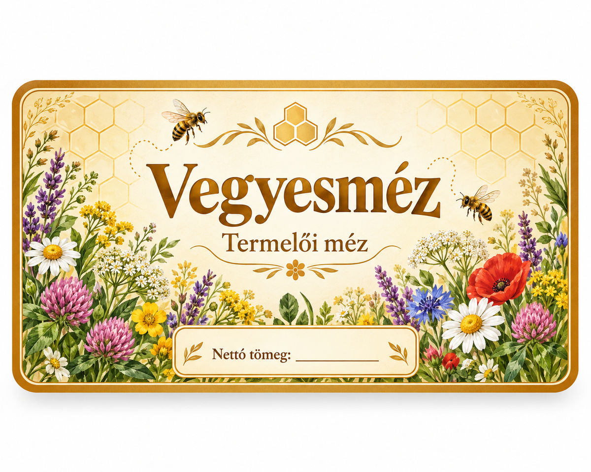 Méz címke