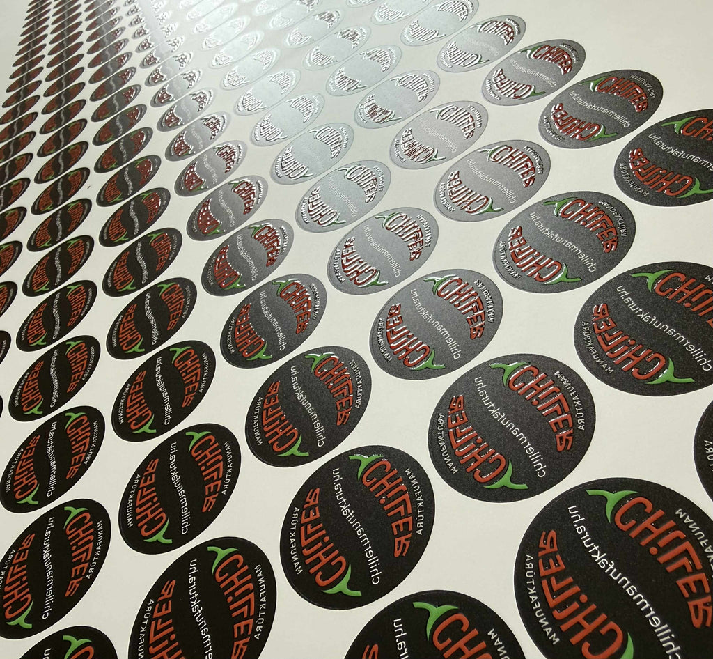 UV nyomtatóval készült címke - PRÉMIUM