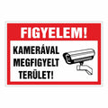 Kamerával megfigyelt tábla