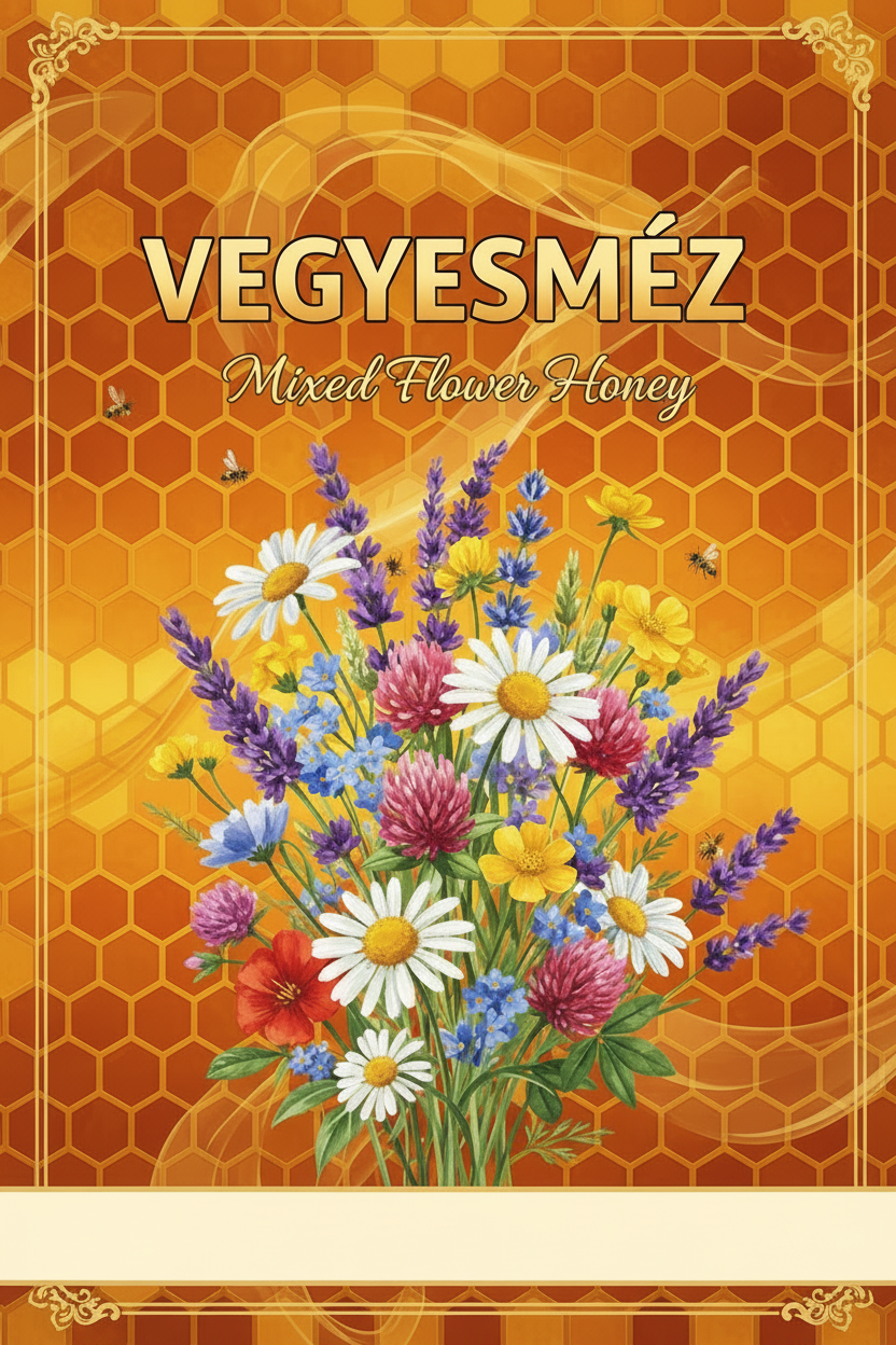 Méz címke 🍯